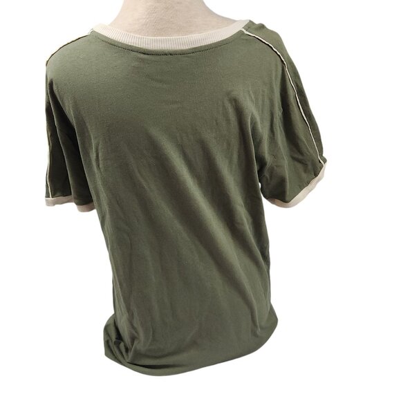 Vintage-Look No Boundaries East Side Baseball Graphic Tee Green Small - Picture 2 of 10